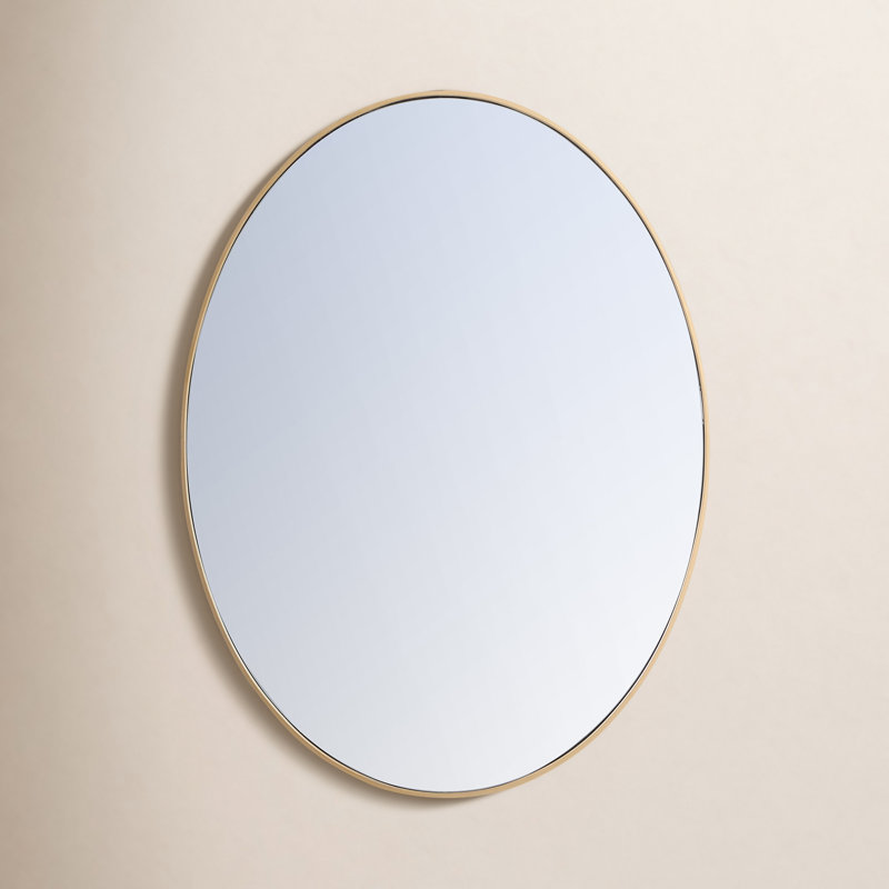 Sabine Beveled Accent Mirror, Brass, 30" x 40"