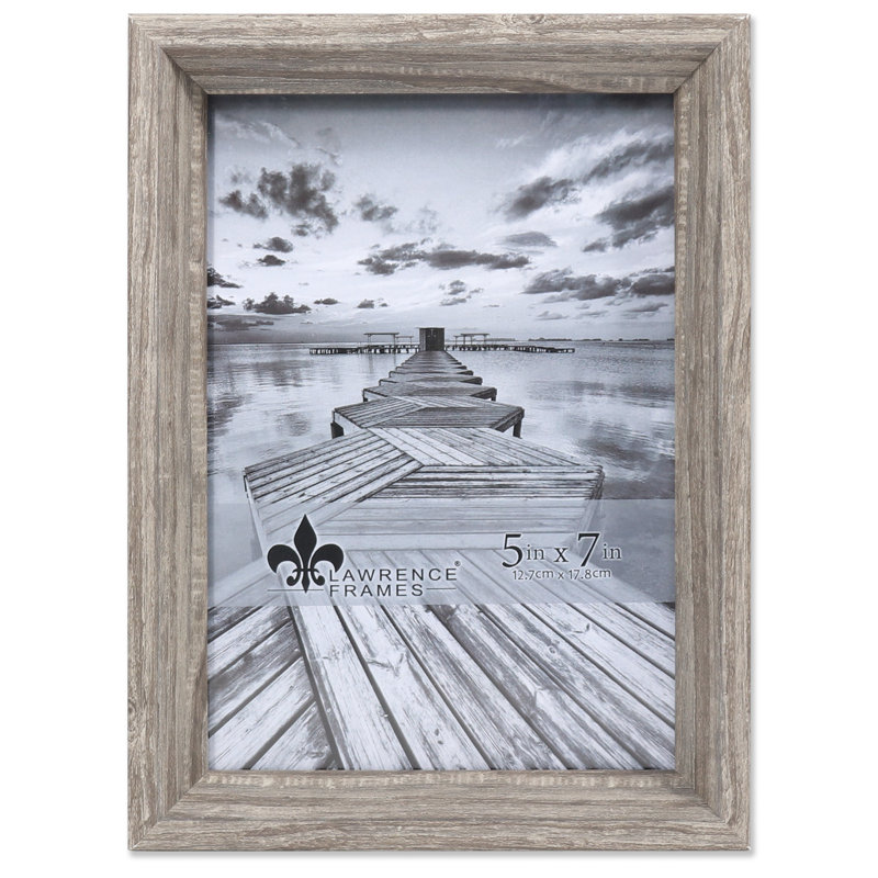 Cadre photo Diane, Gris, 5 po x 7 po