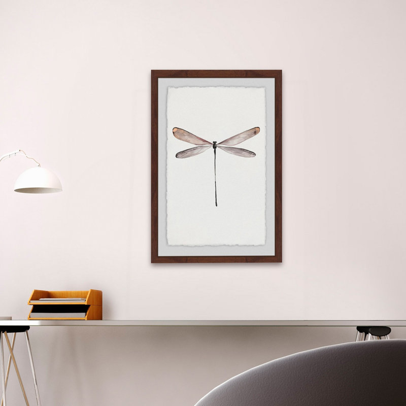 Tall Dragonfly - Single Picture Frame Painting, 91 cm H x 61 cm W