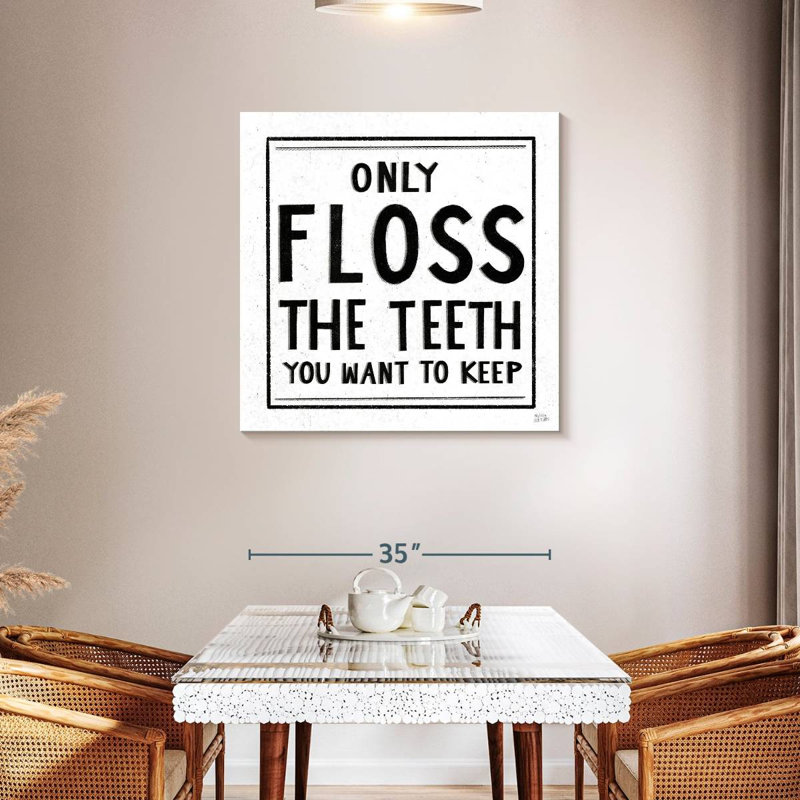 Tergel Only Floss, 36" H x 36" W