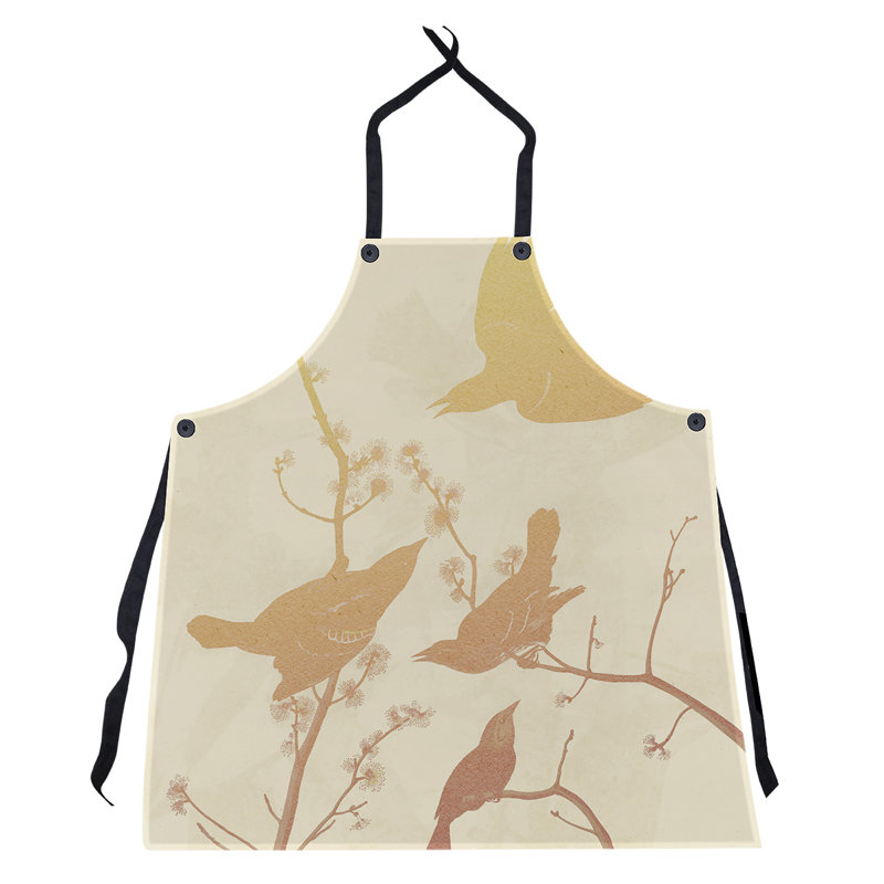 Bib Apron, Yellow/Orange Ombre