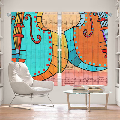 Delaughter Room Darkening Curtains / Drapes Pair