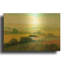 « Brume matinale » de William McCarthy, tableau mural en métal doré, 91,4 cm x 61 cm-449913551