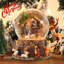 Boule à neige musicale de Noël avec crèche de Noël, lumières DEL et musique