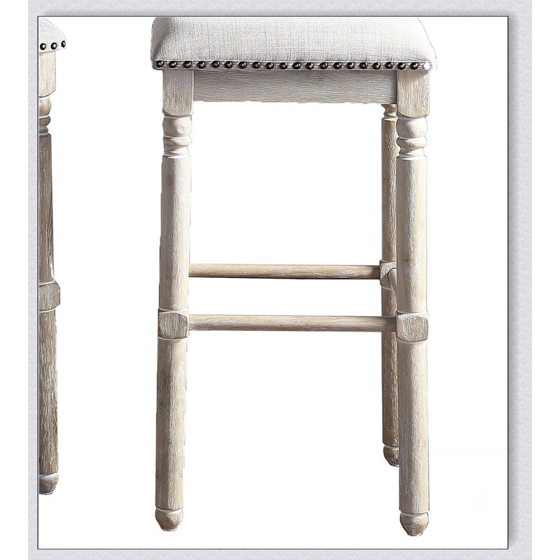 Tabouret en bois Arnhem, ensemble de 2, Tanné, Tabouret de bar (siège d'une hauteur de 29,25 po)
