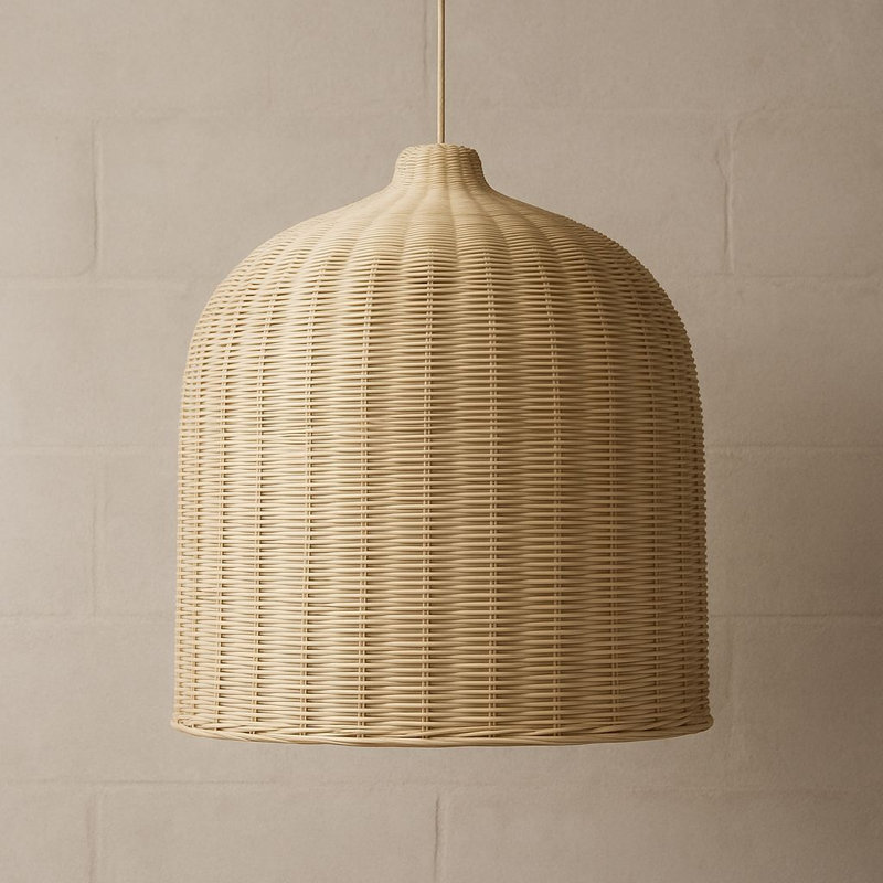 Elsyan Handwoven Rattan Pendant Light Shade