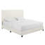Grand lit plateforme tapissier Boucle