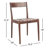 Cosme 18'' H Solid Wood Armchair-456284448
