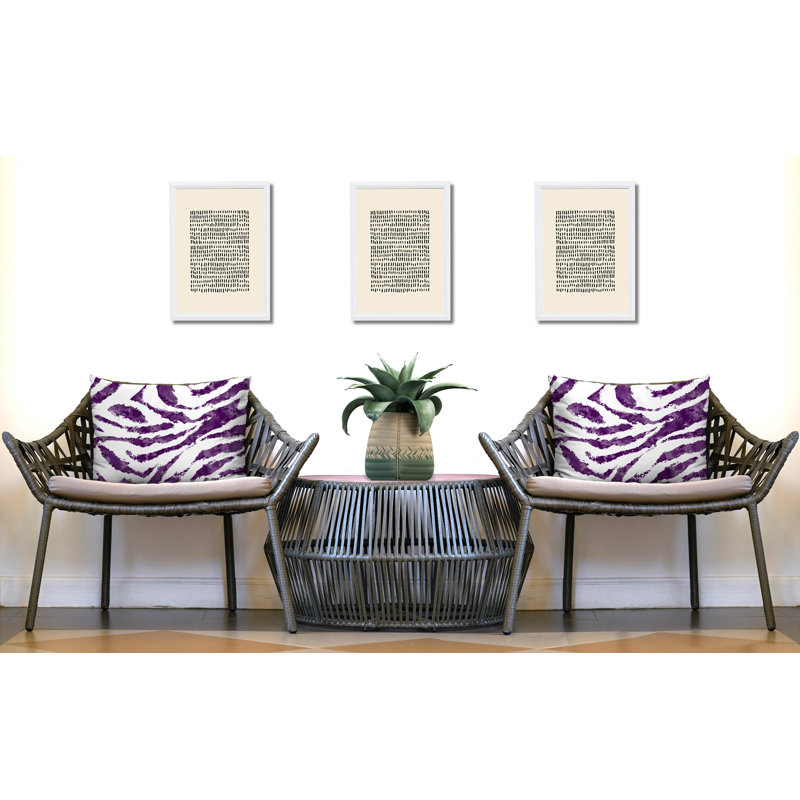 Oreiller réversible intérieur / extérieur Seppo, 25x18, Purple