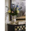 Mocha Check Ceramic Great Vase