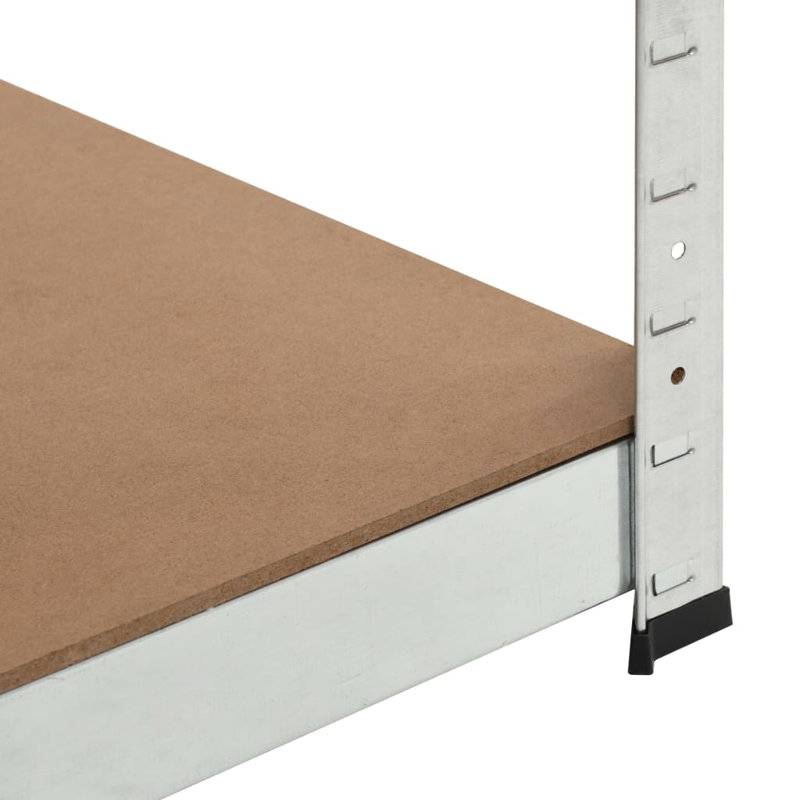 Shelf Storage Bookshelf Shelving Unit 5-Layer Steel and Engineered Wood, 70.87" H x 35.43" W x 35.43" D