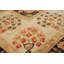 Tapis en laine crème/noir 10 pi x 13 pi 8 po à la main one-of-kind-noué la 2010 ushak Rafia