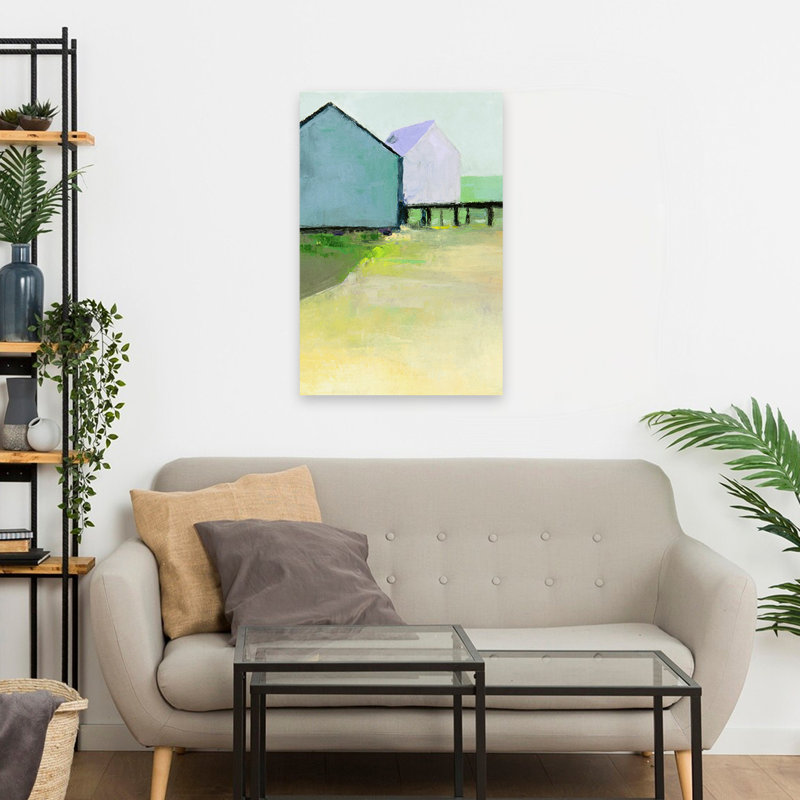 Marina - art contemporain côtier, H 24 po x l 16 po