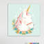 «Unicorns and Flowers I» par Noonday Design - reproduction d'art-53057850-53057852-53057861