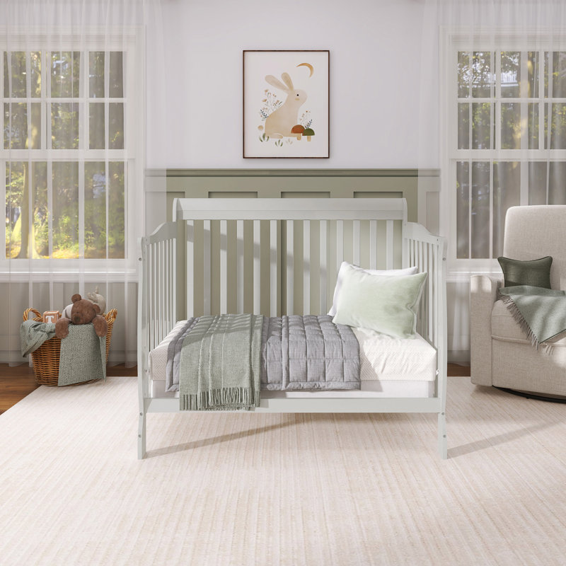 Lit de bébé convertible 5-en-1 Ashton, Gris