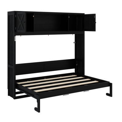 Lit escamotable avec armoires de rangement