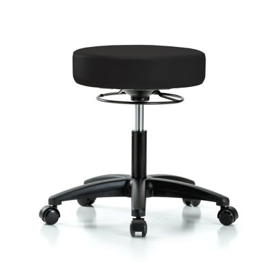 Dorella PERCH 360 Degree Height Adjustable Swivel Stool | Desk Height 18-23" by Orren Ellis