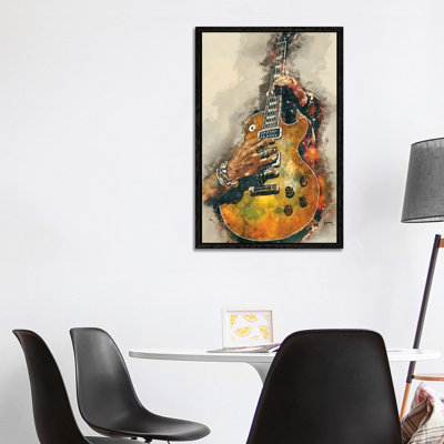 Slash's Electric Guitar - Print on Canvas