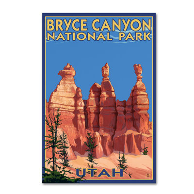 Publicité rétro sur toile Kadey «Travel Poster 93»