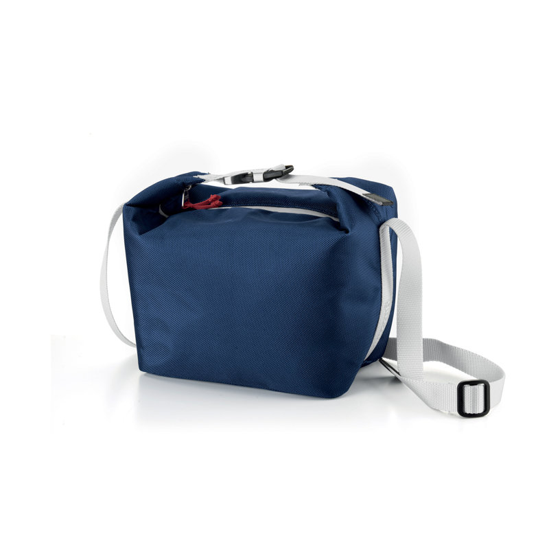 Refroidisseur à pique-nique isolé, service pour 2, H 6,1 po x l 7,9 po x P 4,7 po, Bleu