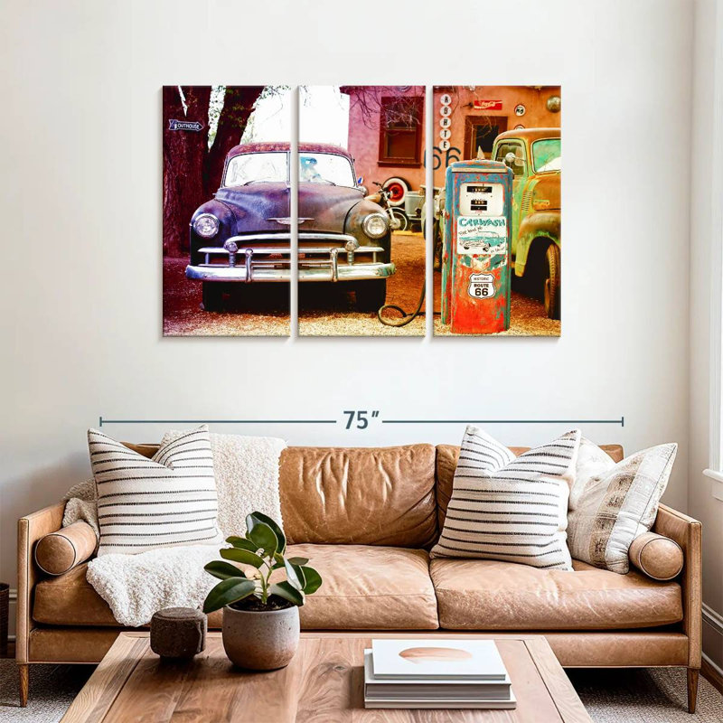 Mehar Route 66 Carwash, H 36 po x l 57 po