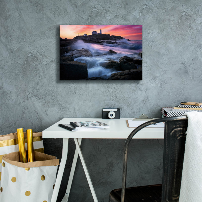 Breakwater Bay 'Dawn Of A New Day' by Rick Berk Canvas Wall Art, 40" x 26", H 12 po x l 18 po x P 0,75 po