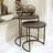 Aluminum Top Nesting Tables End Table-1680554717