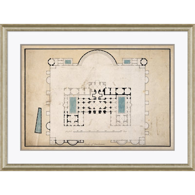 Dioclesian Baths I Framed Graphic Art