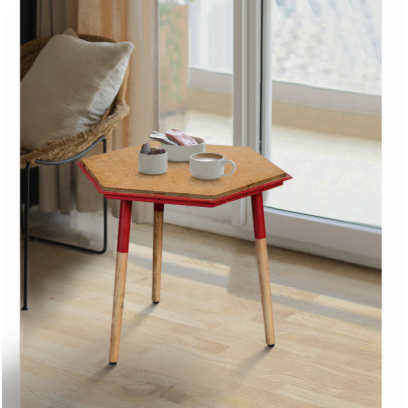 Table d'appoint Paige Hexagon Illusion