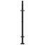 Trace de porte en acier vidaXL noir 105 x 106 cm-113055236-113055234