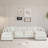 Modern Chenille Loveseat Sofa Couch With Ottoman-1360277078-1360277066