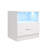 142.24cm W Manufactured Wood Bedside Table
