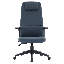 Fauteuil de bureau et de conférence en cuir / polyester Mylaya - Siège de direction ergonomique réglable et inclinable avec pivot pour le bureau personnel et la salle de conférence-409147520