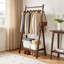 31.89 " Solid Wood Clothing Rack-622391495