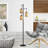 Ashmum 68.9" Rattan Tree Floor Lamp-270562407