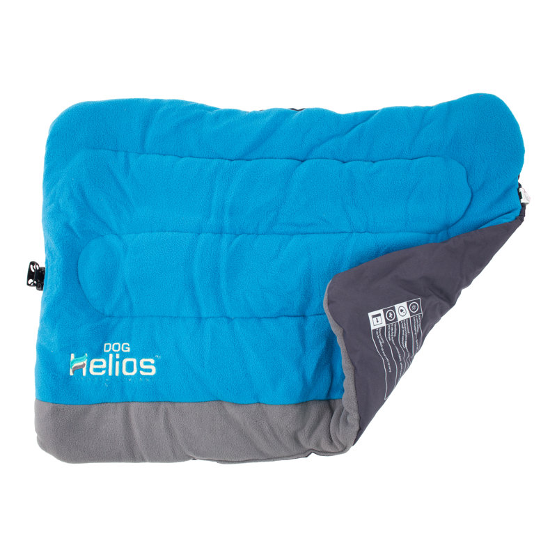 Lit pour chien pliant pour chien Helios Combat-Terrain, Moyen (l 31,5 po x P 23,6 po x H 4 po), bleu