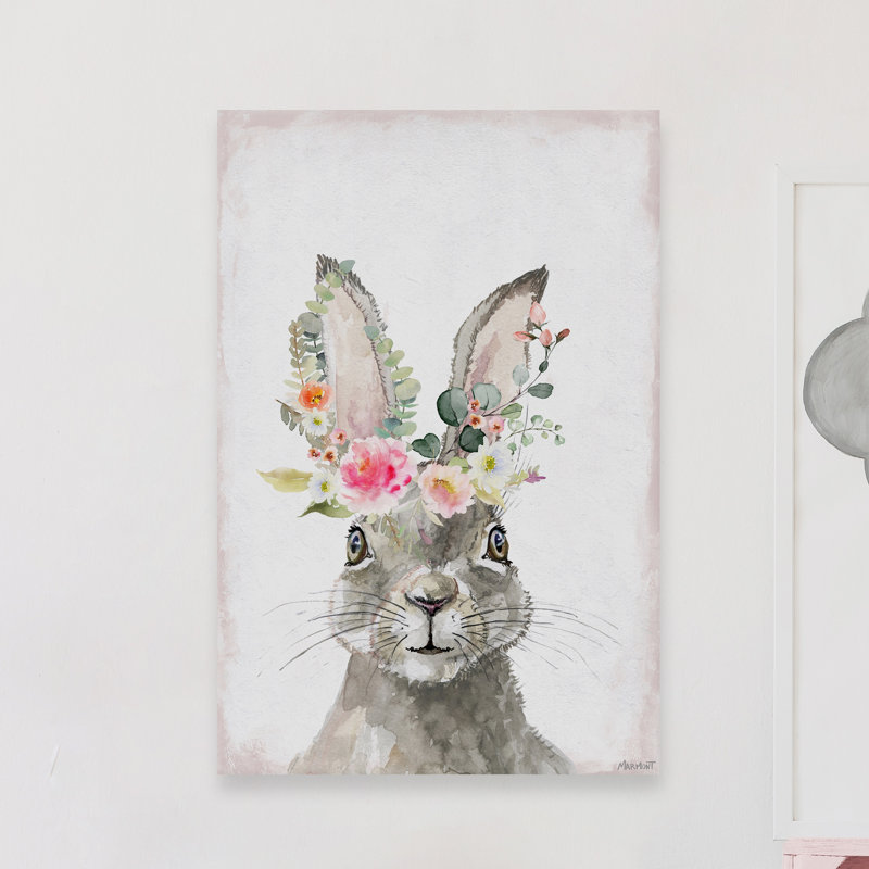 «Bunny Bride», reproduction sur toile tendue, H 12 po x l 8 po x P 1,5 po