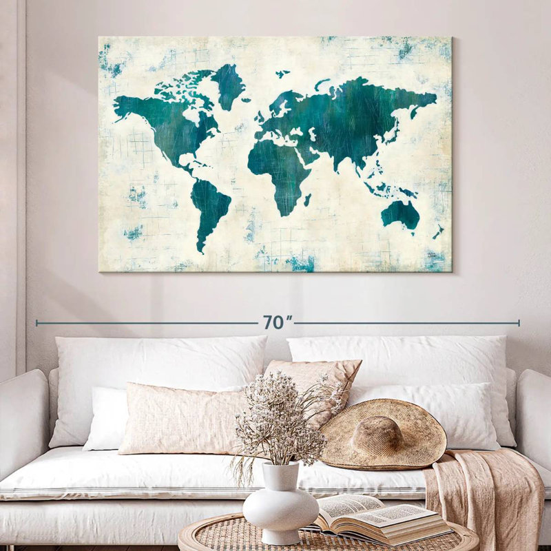 Aliaz Discover The World, 34" H x 51" W