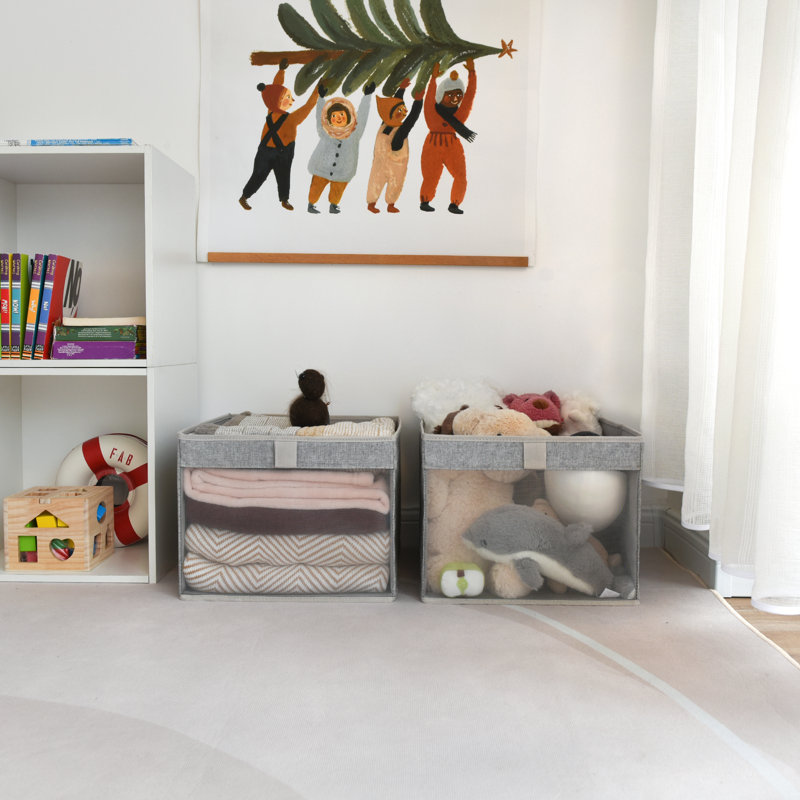 Boîte de rangement en tissu (sans couvercle), 33 pintes