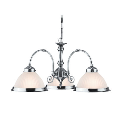 Arnott 3-Light Shaded Chandelier