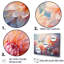Corail moderne et dahlia bleu rêves I-555351582-555351657