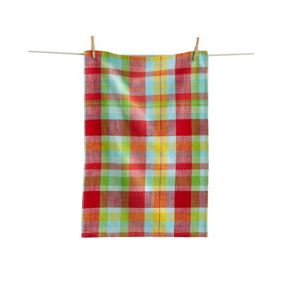 Fresh Pick Plaid Dishtowel  Multi Kitchen Towels, Everyday Use, Machine Wash & Dry