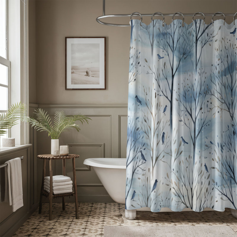 Rideau de douche Winter Hue - Premium, H 74 po x l 71 po