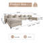 Canapé modulaire surdimensionné en velours Sadettin-124594632