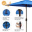 Parasol de marché carré 6 pi Nahlani-267458426
