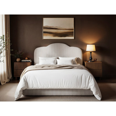 Skylynn Cloud Ottoman Double Bed Brown