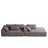 Upholstered Sectional Sofa With Pillows-1378163061