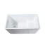 Baignoire de trempage rectangulaire autoportante 47 po
