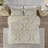 Viola Tufted Cotton Chenille Damask 3 Piece Comforter Set-348493011-338909370