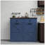 Armoire poubelle double inclinable Farmhouse Blue